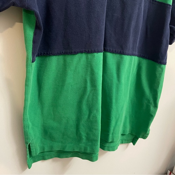 VINTAGE Polo Ralph Lauren Colorblock Rugby Shirt XL - Picture 3 of 4